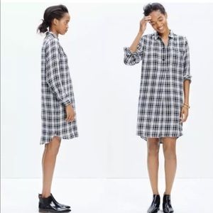 Madewell Latitude Shirtdress in Kempt Plaid